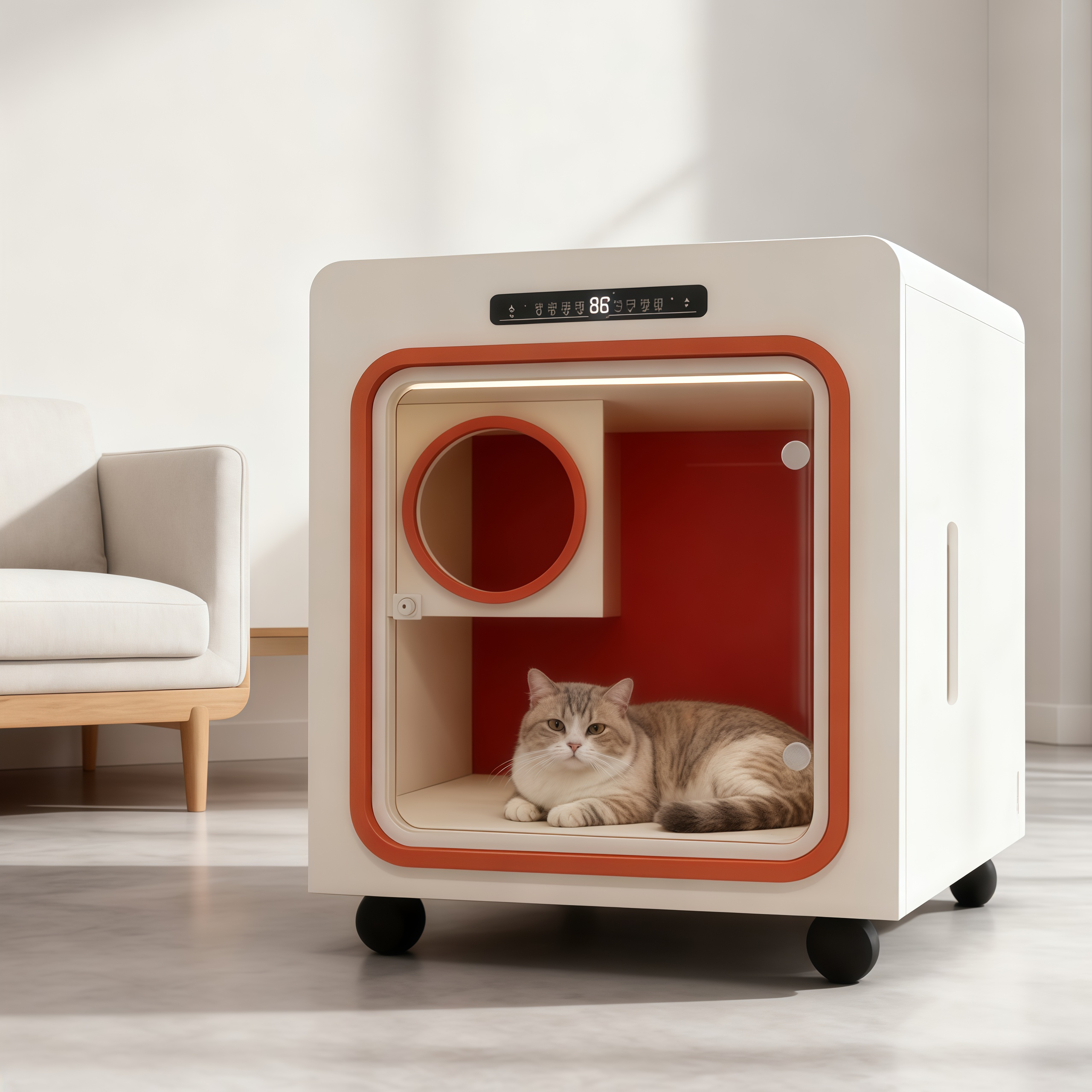 猫狗窝家用室内冬季保暖智能恒温宠物舱四季通用猫狗笼子窝猫屋