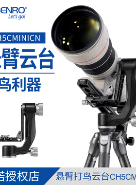 百诺碳纤维悬臂云台GH5CMINI重型长焦镜头打观鸟利器液压阻尼云台