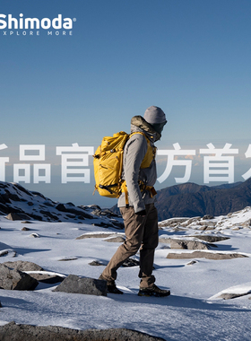 Shimoda摄影包双肩相机包专业户外微单反十木塔翼动ActionX v2 34570黑黄色军绿