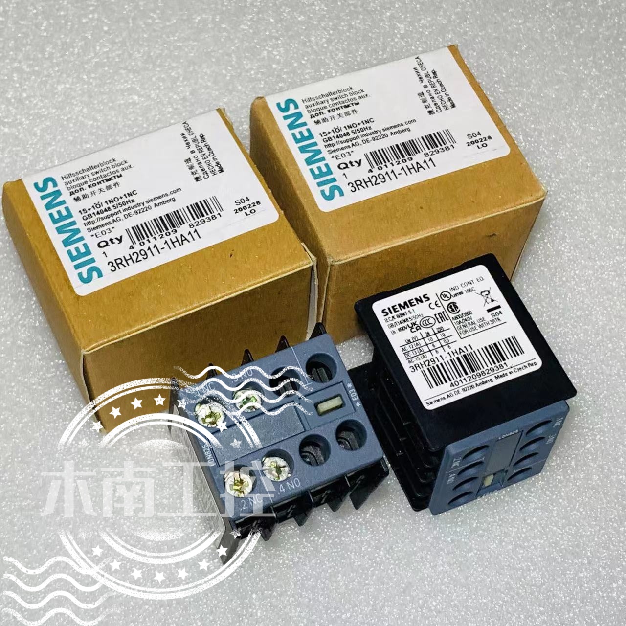 原装正品辅助触点3RH6911-1HA22