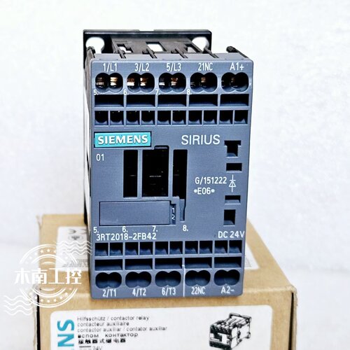 原装西门子/SIEMENS接触器3RT2018-2FB41 3RT2018-2FB42 DC24现货