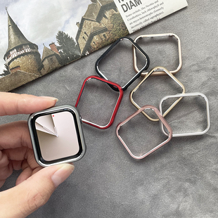 铝合金边框金属适用iwatch表壳AppleWatch苹果手表保护壳234567套