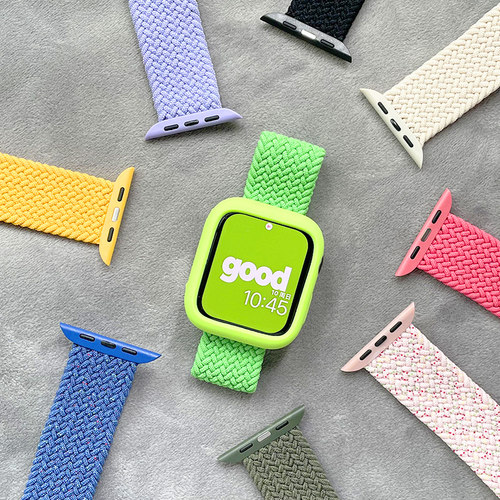 弹力单圈编织一体适用iwatch表带