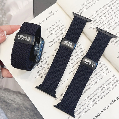 年份编织尼龙磁吸适用iwatch表带