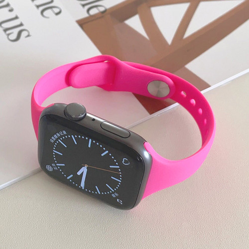 小蛮腰硅胶细款适用iwatch表带