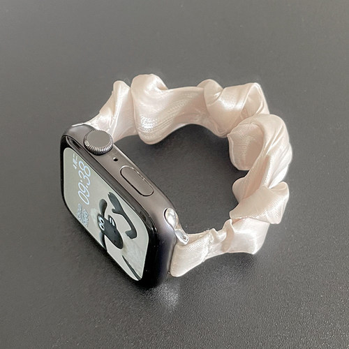 波浪纹光丝弹力适用iwatch表带