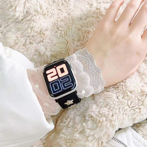 真皮铆钉适用iwatch表带小蛮腰