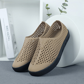 司机凉鞋 透气户外休闲鞋 男越南橡胶拖鞋 不磨脚祼穿包跟旅游洞洞鞋