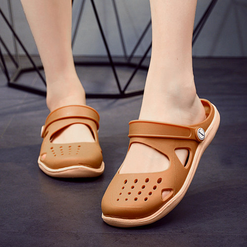 进口乳胶越南沙滩鞋绝美洞洞拖鞋