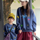 一家三口长袖 亲子服装 卫衣母子装 秋装 洋气2025新款 高端炸街亲子装