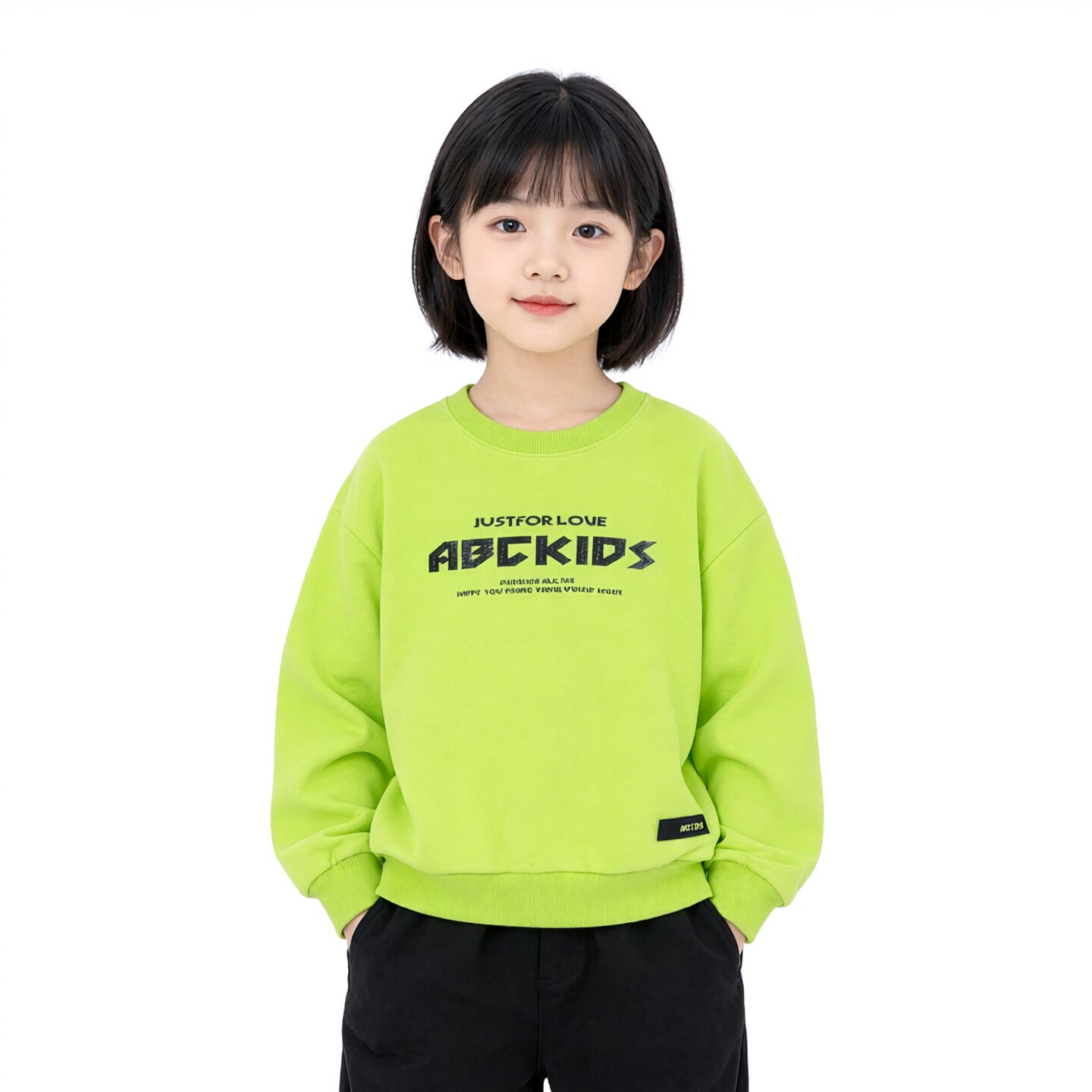 abckids童装春秋款男童圆领套头卫衣洋气打底衫长袖潮 F332305117图片
