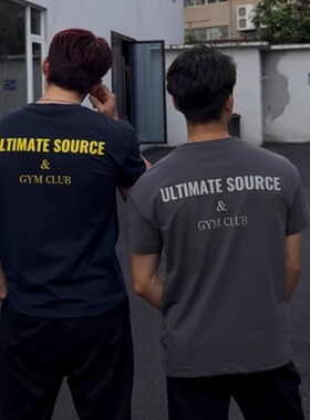 ULTISO本源 美式240g索罗娜541S印花短袖科技面料凉感运动弹力T恤