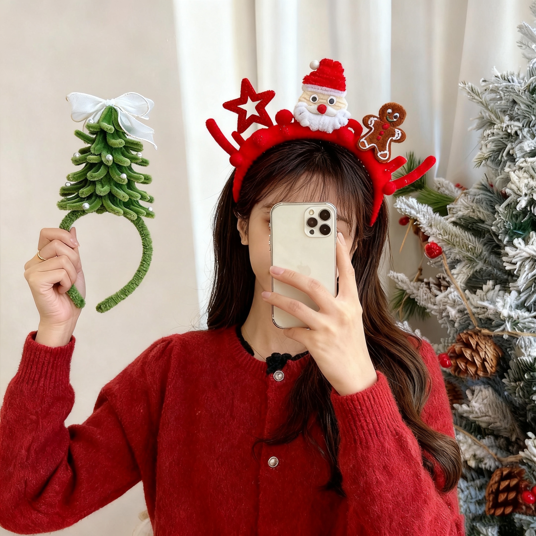 圣诞节扭扭棒装饰头饰