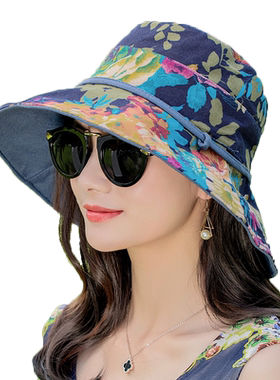 女夏天太阳帽户外遮阳帽大檐帽