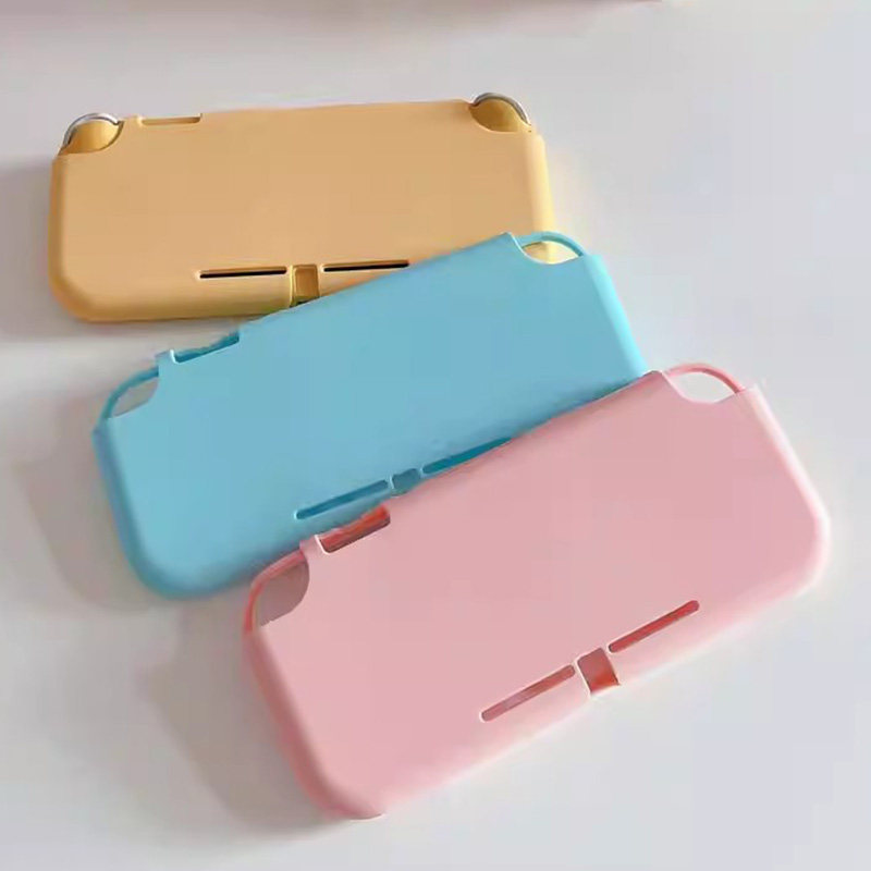任天堂switchlite保护壳简约纯色磨砂透明套半包软胶套ns游戏配件
