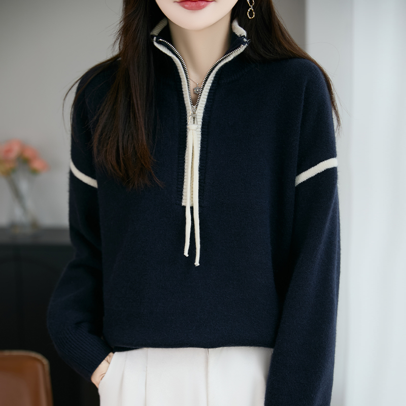 秋冬新款针织打底衫宽松大码毛衣