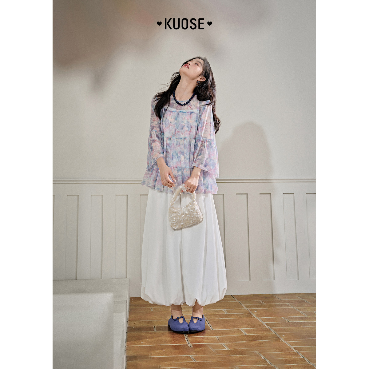 阔色白色垂感花苞裤休闲长裤子女2026春季新款蓬蓬阔腿半身裙裤秋,女装/女士精品,休闲裤,淘宝优惠券,粉丝福利购,淘宝优惠卷