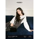 阔色灰色v领针织刺绣连衣裙女2025秋冬季 外搭毛衣背心短裙子 新款