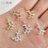 Медная подвеска, браслет, ожерелье, серьги, аксессуар, 14 карат, DIY