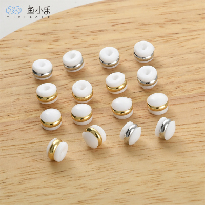 18k金乳白色硅胶汉堡耳堵耳塞DIY