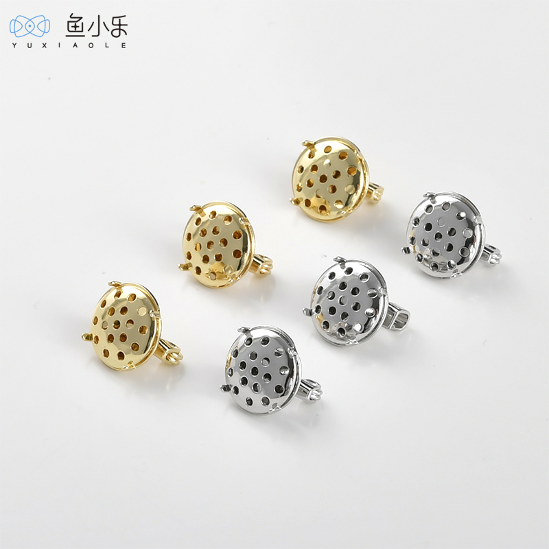 14k电镀真金保色网托胸针扣圆形莲蓬头别针diy手作饰品配件材料,饰品/流行首饰/时尚饰品新,其他DIY饰品配件,淘宝优惠券,粉丝福利购,淘宝优惠卷