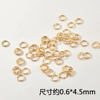 5# золото 0,6*4,5 мм [около 100 штук]