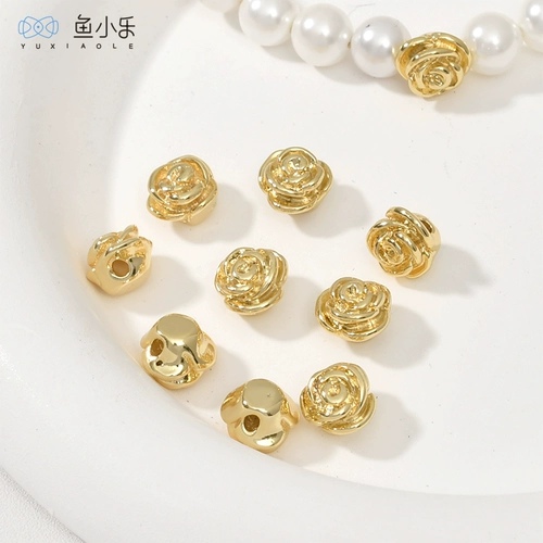 Браслет из бисера, ожерелье, бусины, аксессуары, золото 18 карат, золотой цвет, DIY