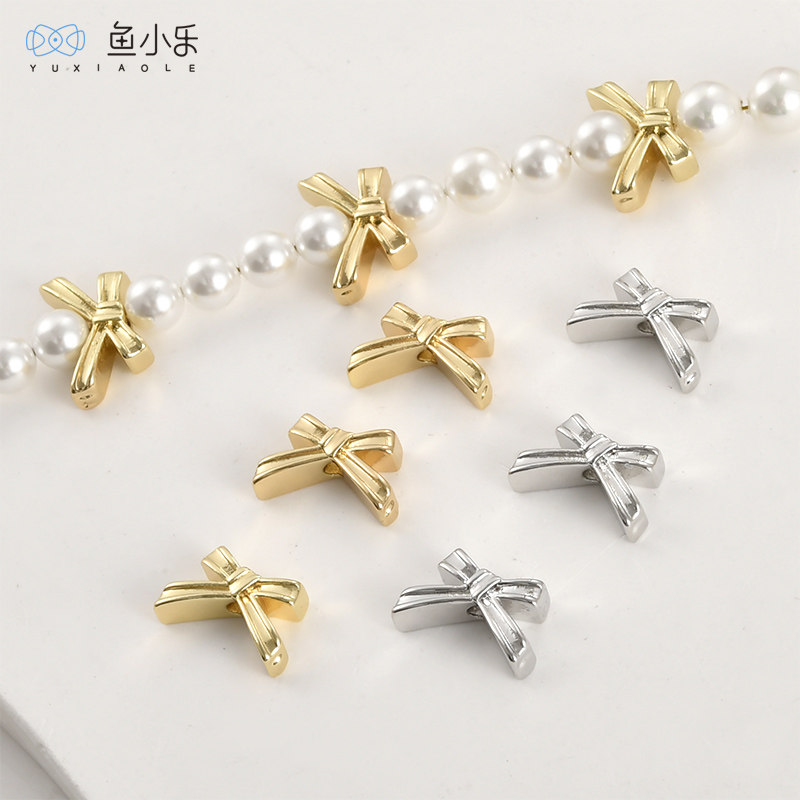 14k电镀真金保色竖孔蝴蝶结隔珠diy手作串珠手链项链配饰配件材料,饰品/流行首饰/时尚饰品新,其他DIY饰品配件,淘宝优惠券,粉丝福利购,淘宝优惠卷