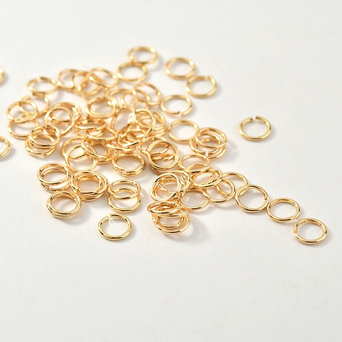 Медное покрытие 18 тыс. Реальное золото открытие кольца DIY аксессуары с закрытыми ювелирными украшениями кольцо