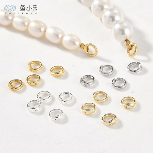 鱼小乐diy14k包金藏线扣珍珠收尾