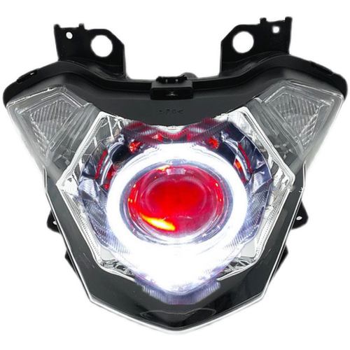 异兽Versys-X300川崎 Z650 17-19大灯改装LED透镜天使恶魔眼总成