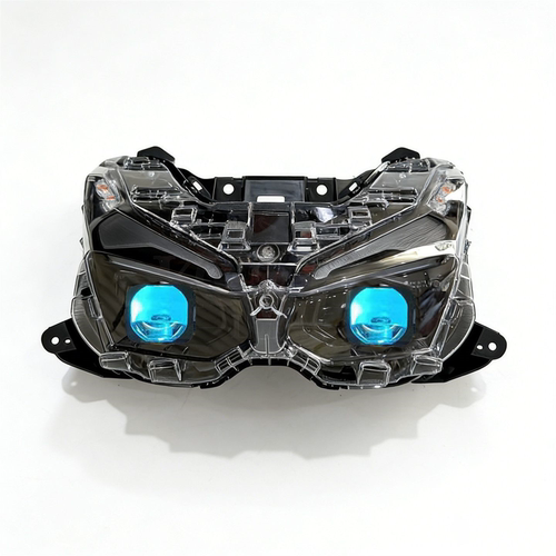 25款NVX155大灯 V3 aerox改装led透镜升级超亮双光恶魔眼总成