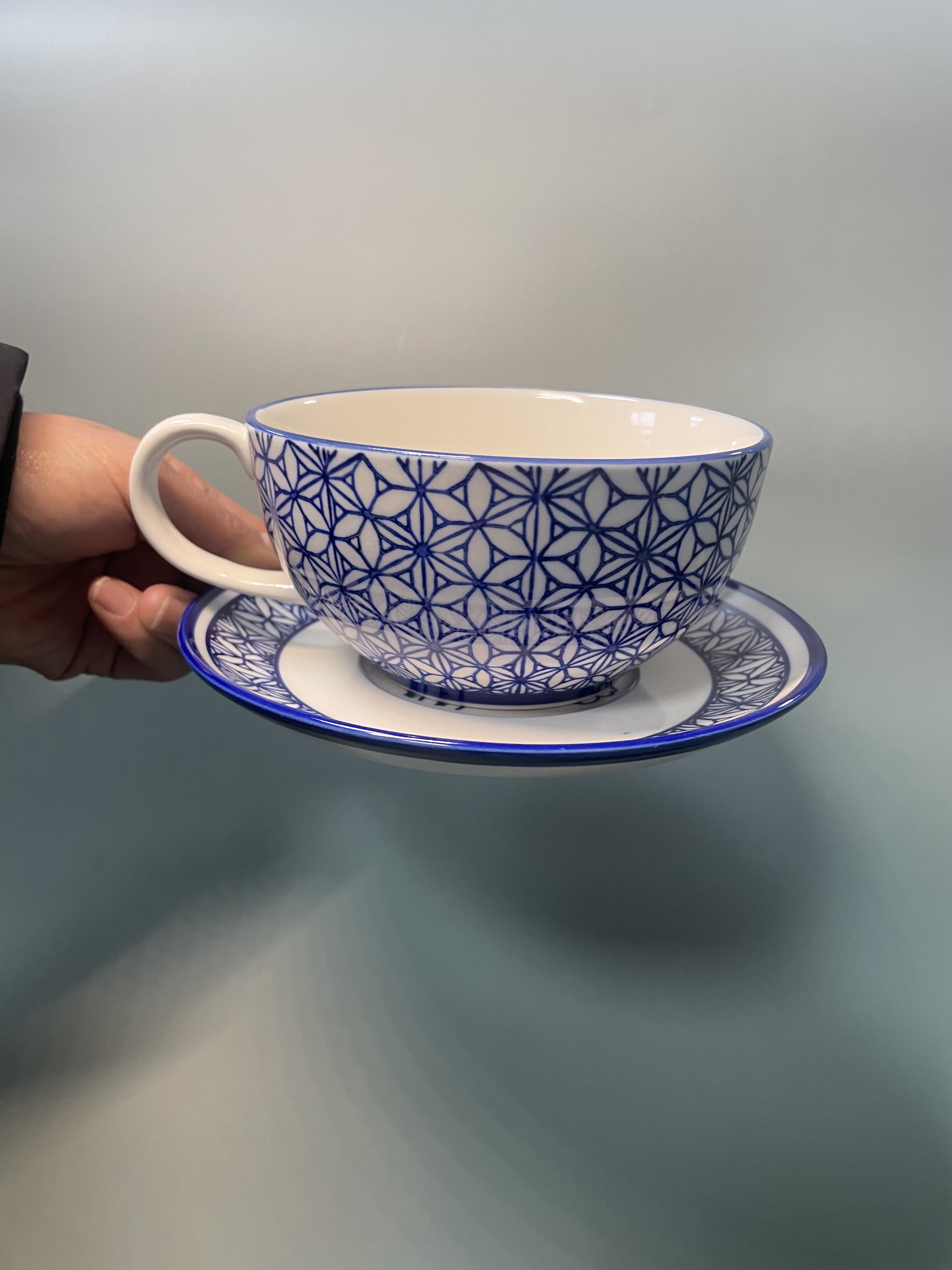 欧式咖啡杯碟复古青花瓷釉下彩陶瓷家用套装办公室下午茶水杯奶杯,餐饮具,咖啡杯,淘宝优惠券,粉丝福利购,淘宝优惠卷