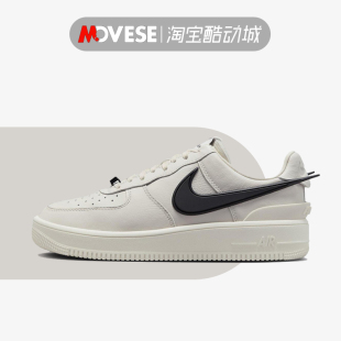 Nike耐克AF1 x AMBUSH空军一号 黑白熊猫 男女同款低帮板鞋DV3464