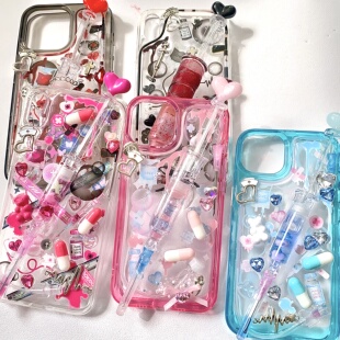 原创 | 注射百分百纯爱滴胶亚文化医疗系手机壳适用于苹果安卓型