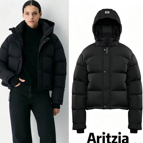加拿大购Aritaiz羽绒服亮面鹅绒