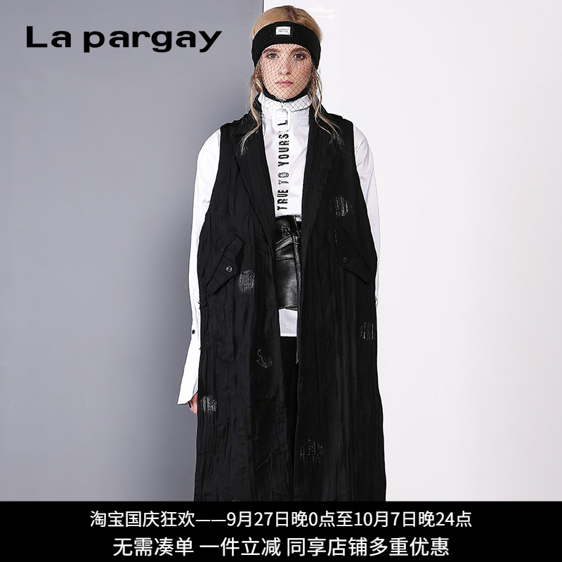 印花波点长款外套纳帕佳