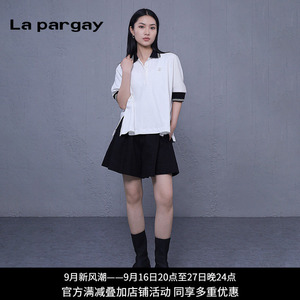 lapargay短袖街头宽松T恤