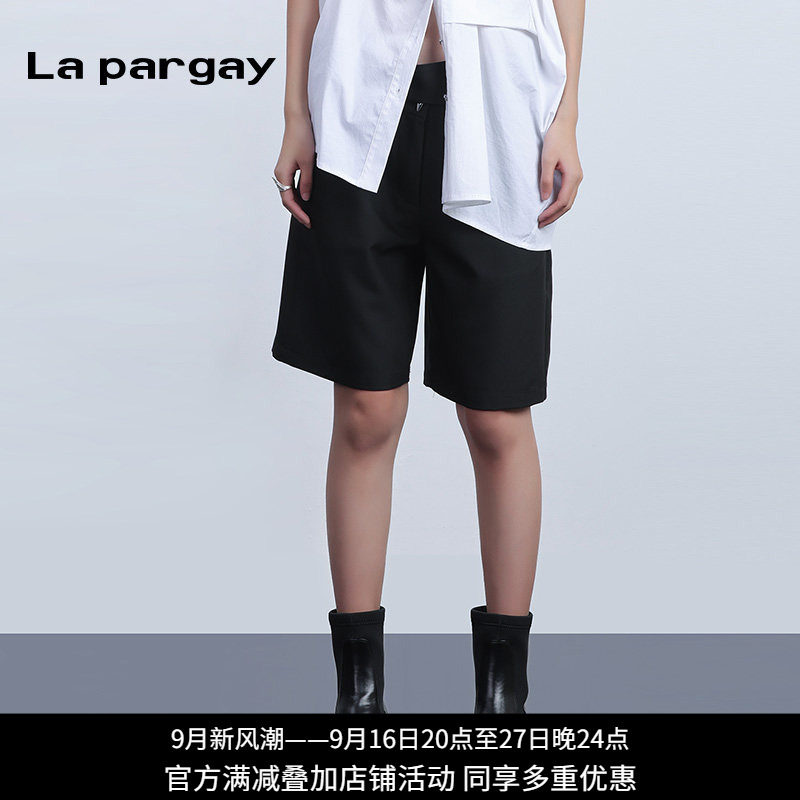 Lapargay暗黑解构五分短裤