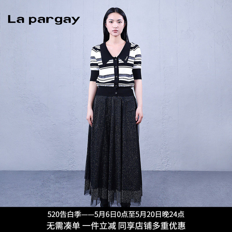 纳帕佳短袖开衫针织衫2024夏季新款女式个性时尚短款修身小众上衣