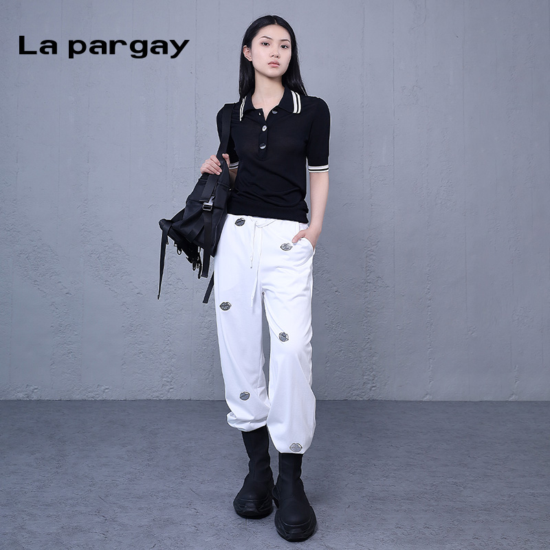 lapargay套头针织衫领券满减