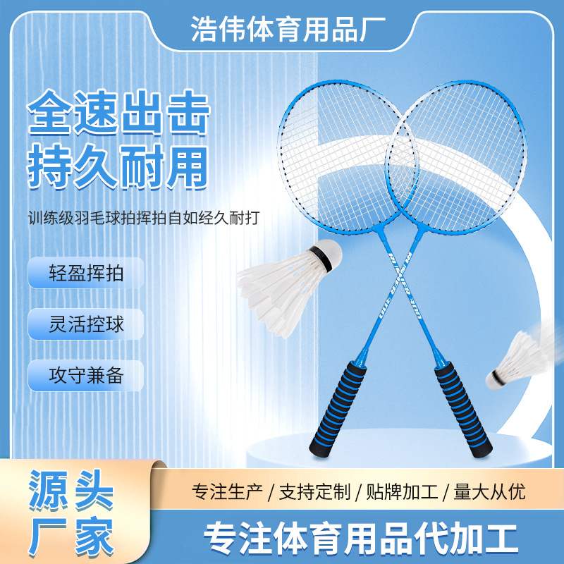德国进口初学者超轻铁合金羽毛球