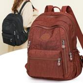 新款 旅游包包双肩包女包夏季 旅行背包大容量牛津布大学生电脑书包