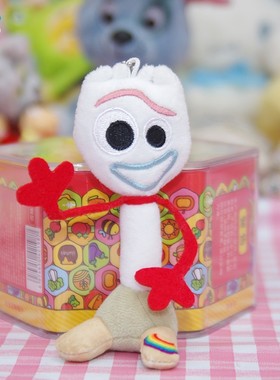 日本玩具总动员周边叉子forky毛绒卡通叉叉玩偶包挂件包挂饰礼物