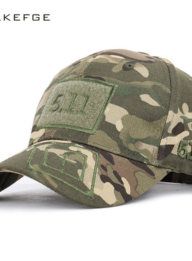 绿色户外棒球帽男帽魔术贴平顶帽迷彩情侣鸭舌帽