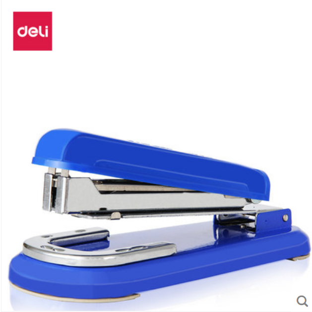 得力订书机迷你订书钉文具中号