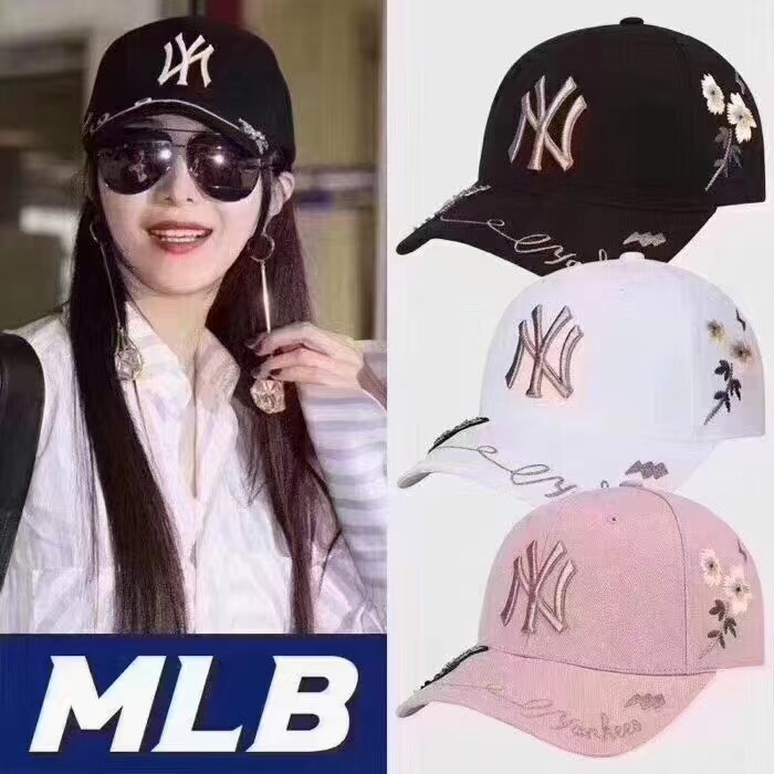 MLB官方 男女帽子小蜜蜂硬顶棒球帽防晒运动遮阳鸭舌帽春夏CPFN