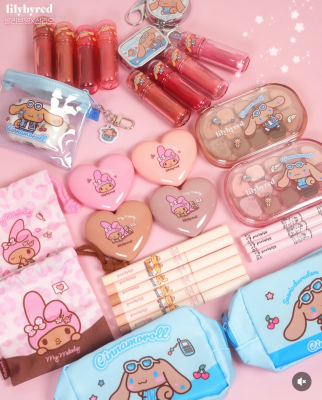 9月 Lilybyred三丽鸥联名礼盒唇釉眼影盘腮红膏20/21新品oy企划