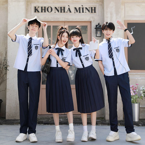 班服夏季学院风高中生毕
