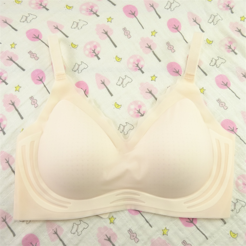 无痕运动内衣微妙少女无钢圈3排